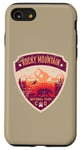 Coque pour iPhone SE (2020) / 7 / 8 Rocky Mountain National Park Colorado Design vieilli