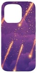 iPhone 15 Pro Celestial Falling Stars in Starry Night Sky Aesthetics Case