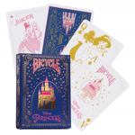 Bicycle Disney Princess Playing Cards - Navy