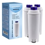 3 x Water Filter Cartridges for DeLonghi DLSC002, SER3017 Coffee Machine Filter