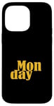 Coque pour iPhone 14 Pro Max University Varsity-Gold Monday Varsity-Gold Yellow