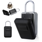 Swanew - Coffre à clés, boîte à clés extérieure, coffre-fort à clés avec serrure à combinaison, support mural, code numérique, étanche