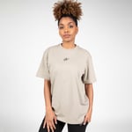 Gorilla Wear Bixby Oversized T-shirt Beige Xs