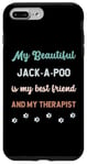 Coque pour iPhone 7 Plus/8 Plus Jack-A-Poo Jackapoo Chien Papa Maman Ami et Thérapeute