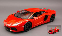 Lamborghini Aventador LP700-4 2011 Orange 1:18 Modèle 11033OR BBURAGO