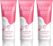 Pack 3 of 50g POND's White Beauty Facial Foam Face Wash Lightening Acne Skin