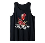 The Christmas Cocktail Poinsettia Xmas Drink Mixology Tank Top