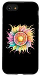 Coque pour iPhone SE (2020) / 7 / 8 Yoga spirituel Sun Mandala