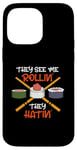 Coque pour iPhone 14 Pro Max They See Me Rollin They Hatin Rouleau à sushi japonais