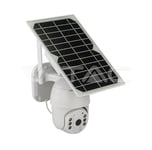 V-TAC HD Smart Solar Energy PTZ Camera avec capteur White Body