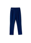 Lacoste Logo Mens Blue Track Pants Cotton - Size 40 (Waist)