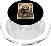 Esthetic Cottagecore The Opossum Possum Jeu de cartes Tarot PopSockets PopGrip pour MagSafe