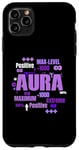 Coque pour iPhone 11 Pro Max Graphique violet Max Aura Purple Color