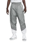 Nike DX0653-084 Windrunner Pants Men's Smoke Grey/White/Black Size 4XL