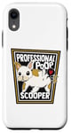 Coque pour iPhone XR Professional Poop Scooper Chien Wauwau Bouledogue français