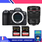 Canon EOS R6 Mark II + RF 24-105mm f/4 L IS USM + 2 SanDisk 128GB Extreme PRO UHS-II SDXC 300 MB/s + Ebook ""Devenez Un Super Photographe"" - Appareil Photo Canon