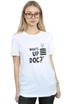 Bugs Bunny What´s Up Doc Stripes Cotton Boyfriend T-Shirt