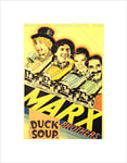 Wee Blue Coo MOVIE FILM DUCK SOUP MARX BROTHERS COMEDY MUSICAL ZEPPO FRAMED PRINT B12X5481