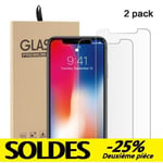 Verre Trempé pour iPhone Xs Max [Lot de 2], Film Protection Ecran iPhone Xs Max, Vitre HD Protector pour Apple iPhone Xs Max AM17