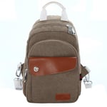 College Wind Retro Canvas laukku-beige