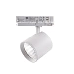 LEDlife 30W Dimbar vit skenaspotlight - 175 lm/W, RA 90, Dimbar, 3-fas - Dimbar : Dimbar, Färg på chassi : Vit, Kulör : Varm, Spridning : 38°