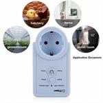 Home Smart GSM Power Outlet Plug Socket With Temp Sensor SMS Phone Control