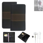 Phone Case + earphones for nubia Red Magic 8 Pro Global Wallet Cover Bookstyle p