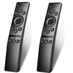 [2 Pack] Universal Remote Control for All Samsung TV LED QLED UHD SUHD HDR LCD HDTV 4K 8K Solar Curved Smart TVs, with Shortcut Buttons for Netflix, Prime Video, hulu