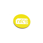 10 Yellow PVC NXP NTAG213 30mm NFC Tag Sticker Samsung Nokia Sony LG NXP HTC