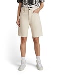 G-STAR RAW Type 89 Bermuda Shorts Femme, Beige (ecru D21434-C525-159), 31