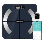 Smart Bluetooth Body Fat Scale with 13 Metrics, Max 400lb, iOS/Android Compatibl