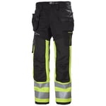 Helly Hansen Workwear Hantverksbyxa Alna 2.0 varsel, klass 1, gul