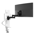 Ergotron – TRACE™ Single Monitor Arm, VESA Desk Mount – for Monitors Up to 38 Inches, 2.9 to 9.8 kg – White