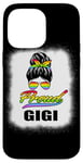 Coque pour iPhone 14 Pro Max Fier Gigi Grandma Messy Bun LGBT Arc-en-ciel LGBTQ Pride