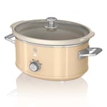 Swan Retro 3.5 Litre Slow Cooker SF17021CN (Cream)