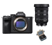 SONY A7 IV 33 Mpix + Objectif Sigma 24-70 mm F 2.8 DG DN II Art SONY E - Noir