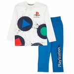 Playstation Childrens/Kids Controller Buttons Long Pyjama Set - 9-10 Years