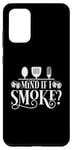 Coque pour Galaxy S20+ Barbecue humoristique avec inscription « Mind If I Smoke » pour la fête des pères