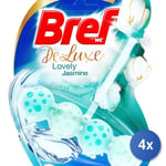 4x Bref Tablette Wc Solide 4 Boules Deluxe Jasmin Fabriqué en Allemagne