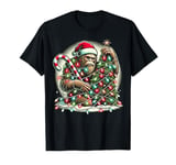 Belive Bigfoot Christmas Tree Xmas Sasquatch Kids Boys Men T-Shirt