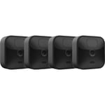 Blink Outdoor 4-Camera System Full HD 1080p Smart Home Security Camera - Black