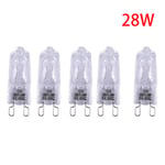 5st G9 220V LED-lampa 18W 28W 33W 35W Halogenlampa Super Ljus 18W 28W