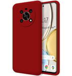 Coque Silicone Liquide Ultra Douce pour Huawei Honor Magic 4 Lite Couleur Rouge