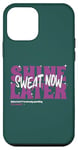 Coque pour iPhone 12 mini Fitness is my Therapy 2024 Résolution du Nouvel An Entraînement Mignon