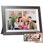 KODAK Cadre Photo Numérique WiFi 10,1 Pouces,Cadre Photo Electronique avec 32Go de Mémoire, Écran Tactile HD 1280x800 IPS pour Partager Photos et Vidéos, Support Multilingue, Rotation Automatique