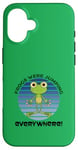 Coque pour iPhone 16 Les grenouilles de pesach de Pâque pour enfants sautaient partout mignonnes