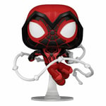 Figurine Funko Pop! N°770 - Spider-man Miles Morales - Crimson Cowl Suit