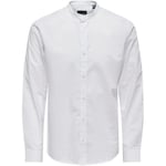 Chemise Only & Sons   ONSSNE LIFE LS MAO SOLID POPLIN SHITR