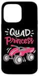 Coque pour iPhone 14 Pro Max Femme Quad Lover ATV Rider Offroad Quad Bike