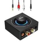 YMOO Recepteur Bluetooth 5.3 RCA 35 mm Jack AUX Adaptateur Bluetooth SBC AACS...